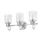 Z-Lite Kinsley 3 Light Vanity, Chrome And Clear Seeded 340-3V-CH - alternate 2